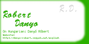 robert danyo business card