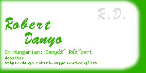 robert danyo business card